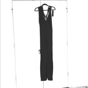 Black Open Back Jumpsuit